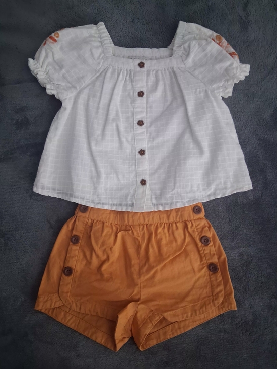 Rachel Zoe Other - Rachel Zoe White Ruffled Collar Toddler Top